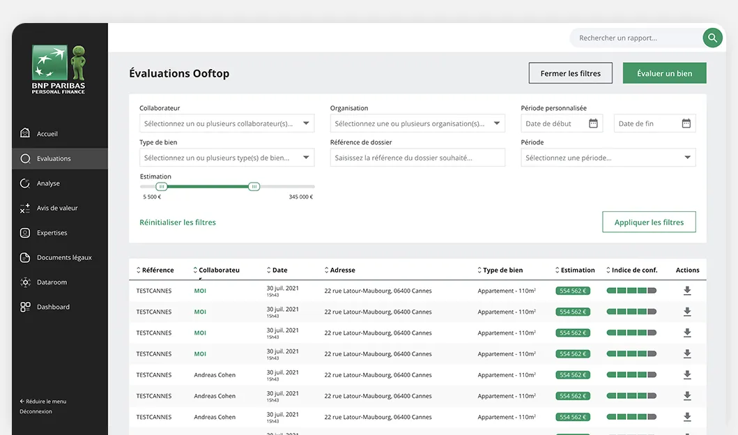 Projet UX Design BNP Paribas