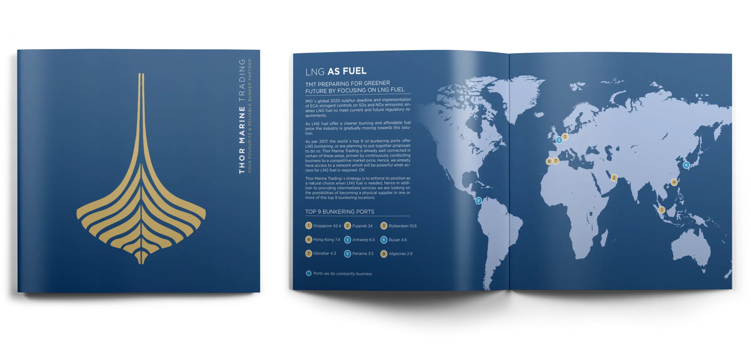 Création d'une plaquette commerciale